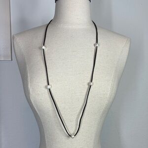 Noon day collection freshwater pearl adjustable length corded, necklace NWT